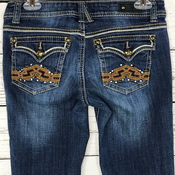 antique rivet mens denim jeans